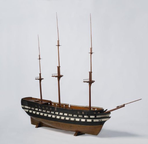 Model of a 74 to 80-Gun Ship of the Line