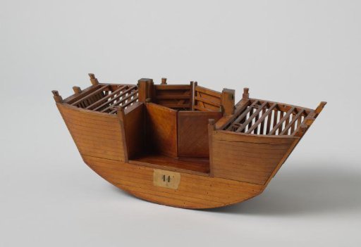 Model of a Caisson and Lock Gate