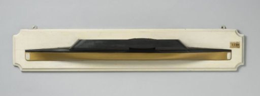 Half Model of an Armoured Paddle Steamer