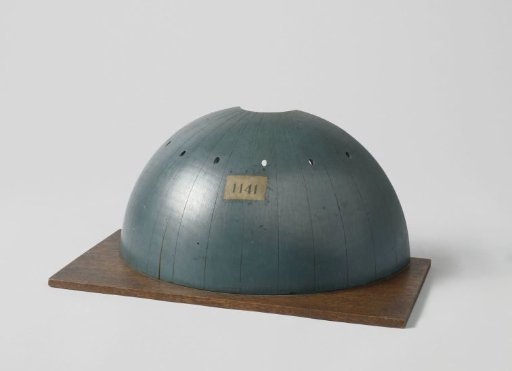 Model of a section of an armoured turret
