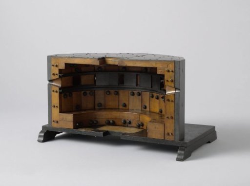 Model of a Section of an Armoured Turret