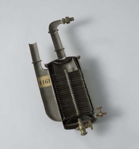 Patent model of a water purification device for marine boilers