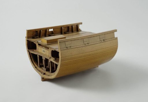 Model of the Mortar Bed of a Bomb Sloop