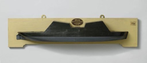 Half model of a floating battery