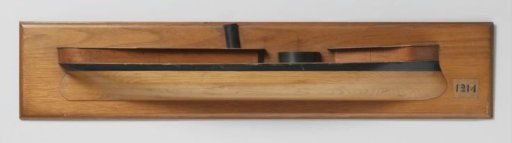 Half Model of an Ironclad Ram Ship
