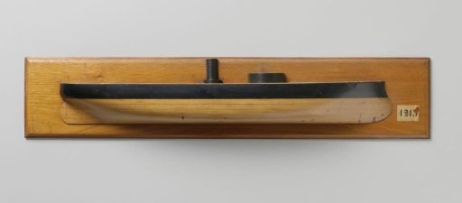 Half Model of an Ironclad Ram Ship