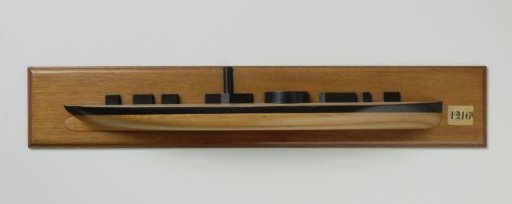 Half Model of an Ironclad Monitor