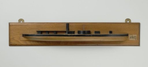 Half Model of an Ironclad Monitor