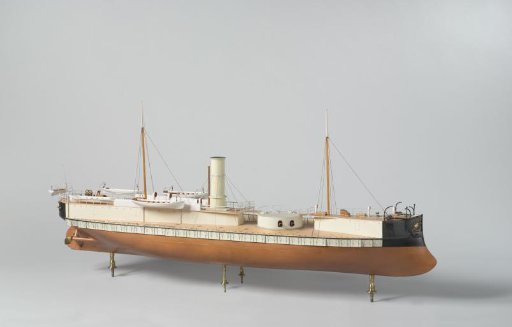 Model of an Ironclad Ram Ship