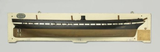 Half model of the screw-propeller steamer <Anna Paulowna>