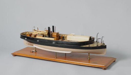 Model of a gunboat