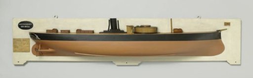 Half Model of an Ironclad Ram Ship