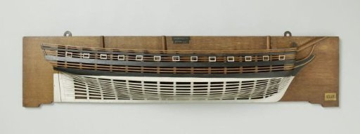 Half Model of a 32-Gun Frigate