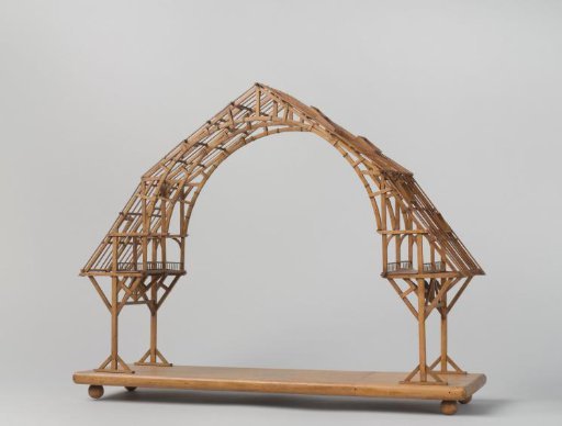 Model of Part of the Roof of a Covered Slipway