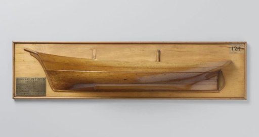 Half Model of a Schooner