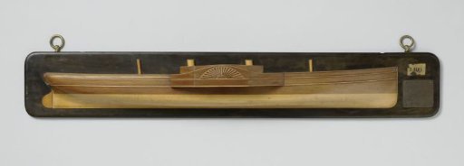 Half Model of a Paddle Steamer