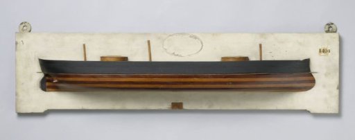 Half Model of an Ironclad Ram Ship