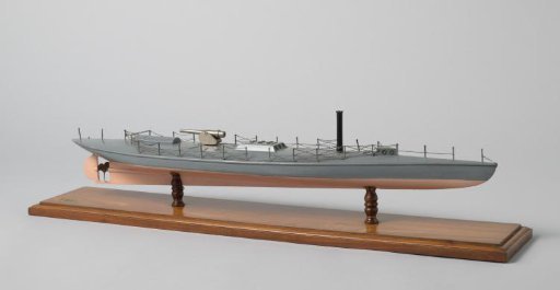 Model of a gunboat