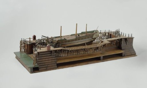 Model of the Dry Dock at Flushing