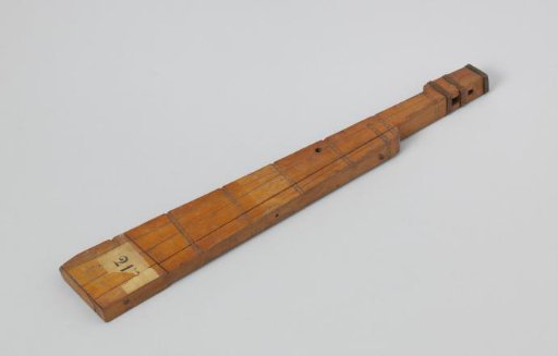 Model of a Rudder with a Double Head