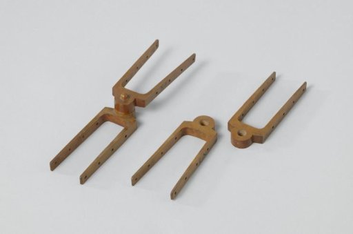 Model of a Set of Rudder Irons