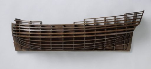 Half Model of an 80-Gun Ship of the Line