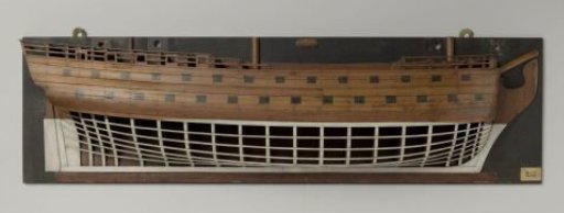 Half Model of a 76-Gun Ship of the Line