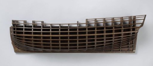 Half Model of a 74-Gun Ship of the Line