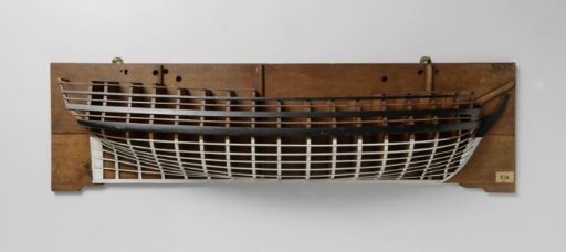 Half Model of a 70-Gun Ship of the Line