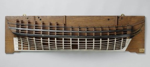 Half Model of a 70-Gun Ship of the Line
