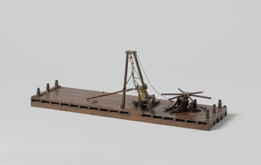 Model of a Dredger