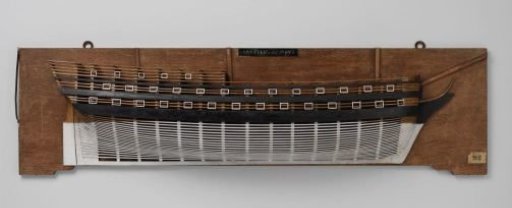 Half model of a 68-Gun Ship of the Line