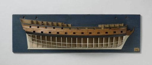 Half Model of a 64-Gun Ship of the Line