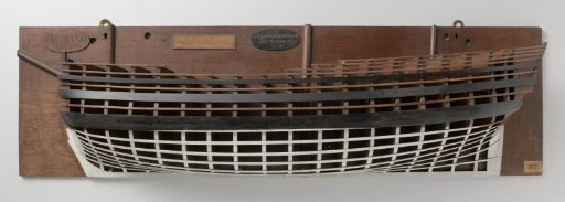Half Model of a 74-Gun Ship of the Line