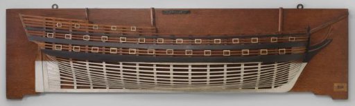Half Model of a 68-Gun Ship of the Line 'Kortenaer'