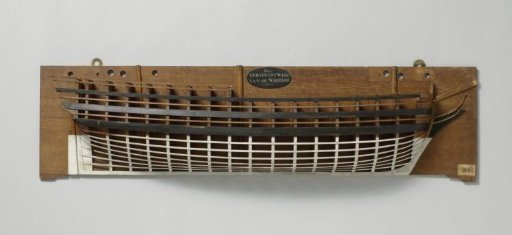 Half Model of an 80-Gun Ship of the Line 'Wreeker'