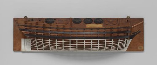 Half Model of a 68-Gun Ship of the Line