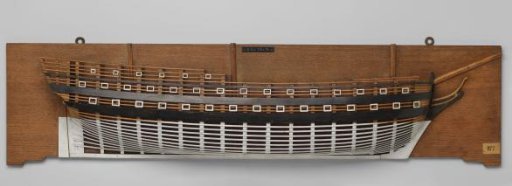 Half Model of a 90-Gun Ship of the Line