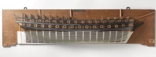 Half Model of a 90-Gun Ship of the Line