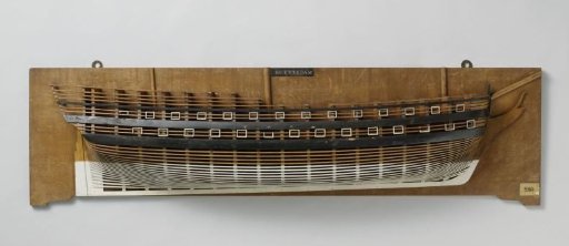 Half Model of a 90-Gun Ship of the Line