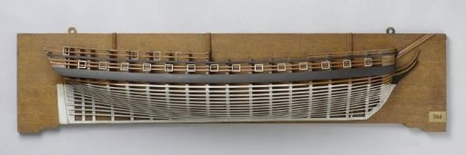 Half Model of a Frigate
