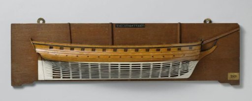 Half Model of a 44-Gun Frigate