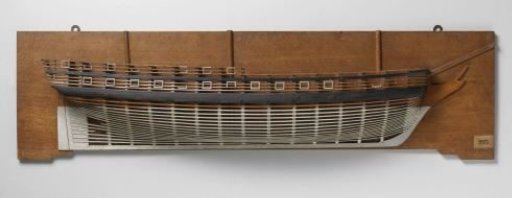 Half Model of a 44-Gun Frigate