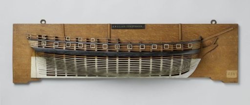 Half Model of a 32-Gun Frigate