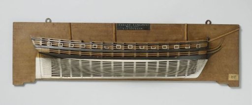 Half Model of a 32-Gun Frigate
