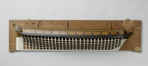 Half Model of a 24-Gun Frigate