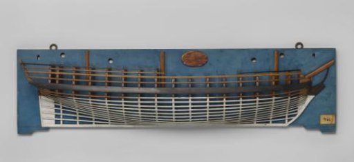 Half Model of a 44-Gun Frigate