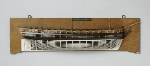 Half Model of a 50-Gun Frigate