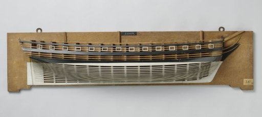 Half Model of a 40-Gun Frigate