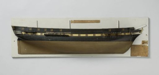 Half Model of a 44-Gun Frigate